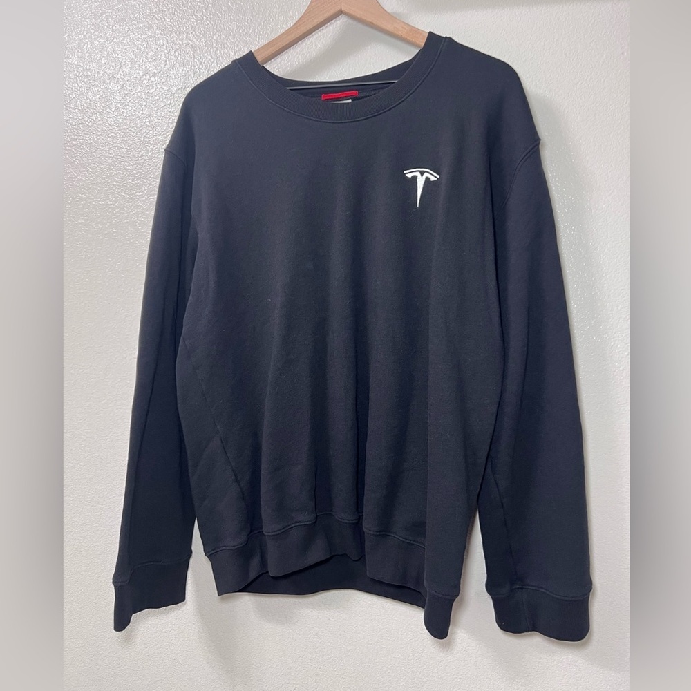 Tesla Unisex Crewneck Logo Sweatshirt XL
